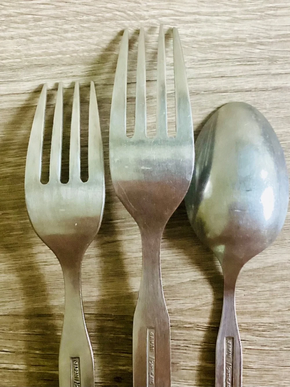 Vintage Northland Stainless Steel Flatware Set Of 3 Spring Fever Floral Japan